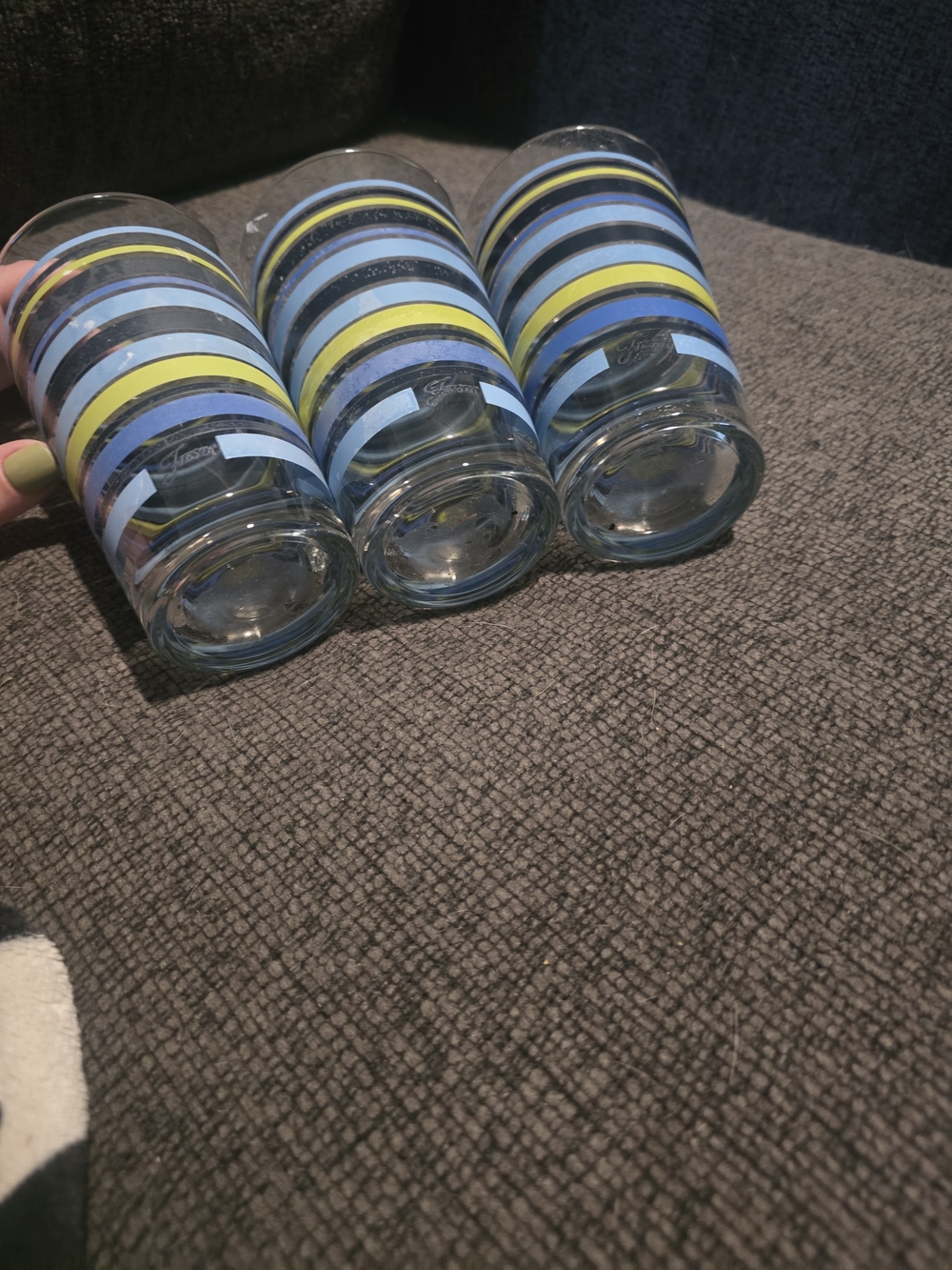 Fiesta | Striped 16 Oz. Tapered Cooler Glasses (3) - Picture 4 of 4